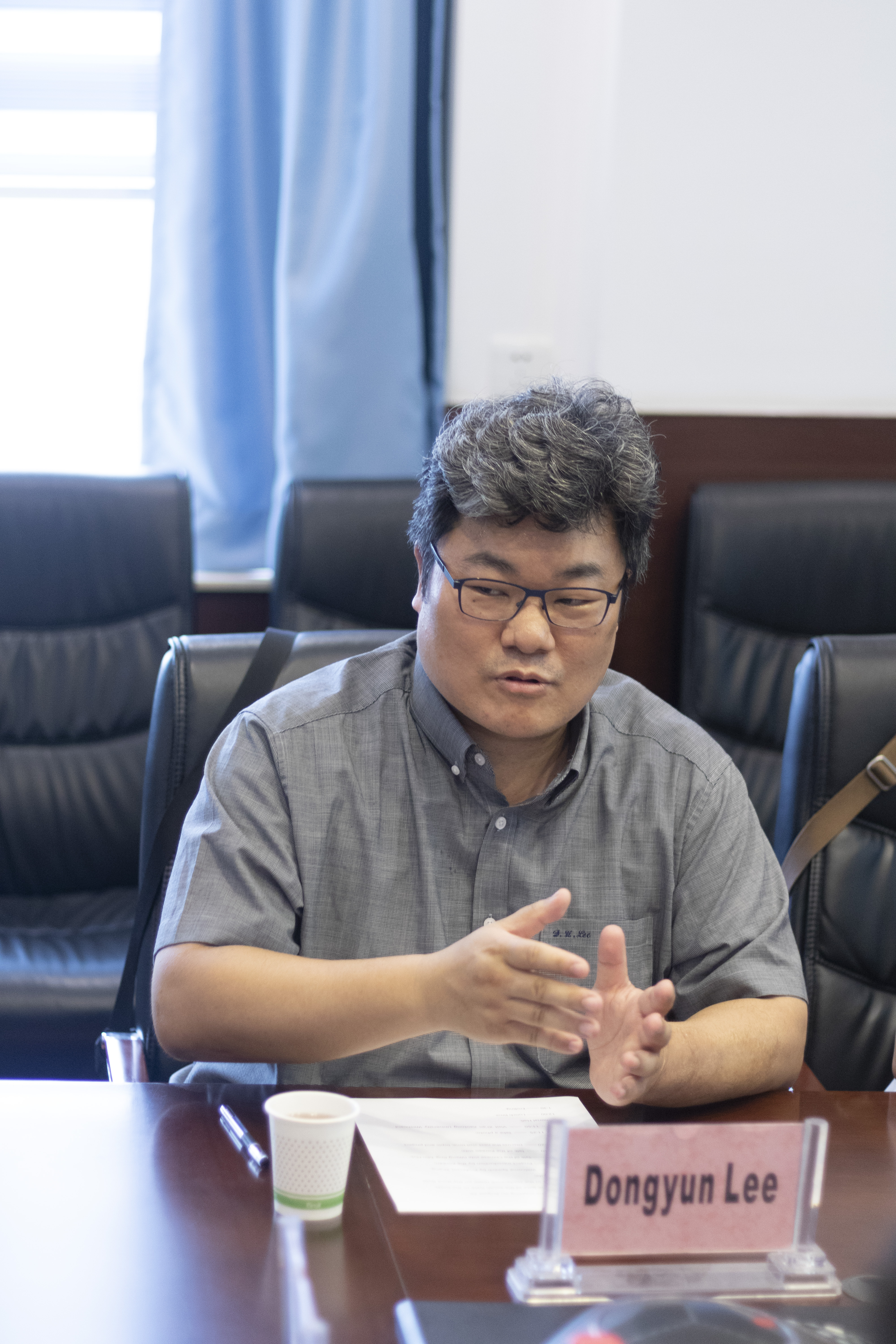 韩国中央大学junhong min教授,minho lee教授,dongyun lee教授等来访